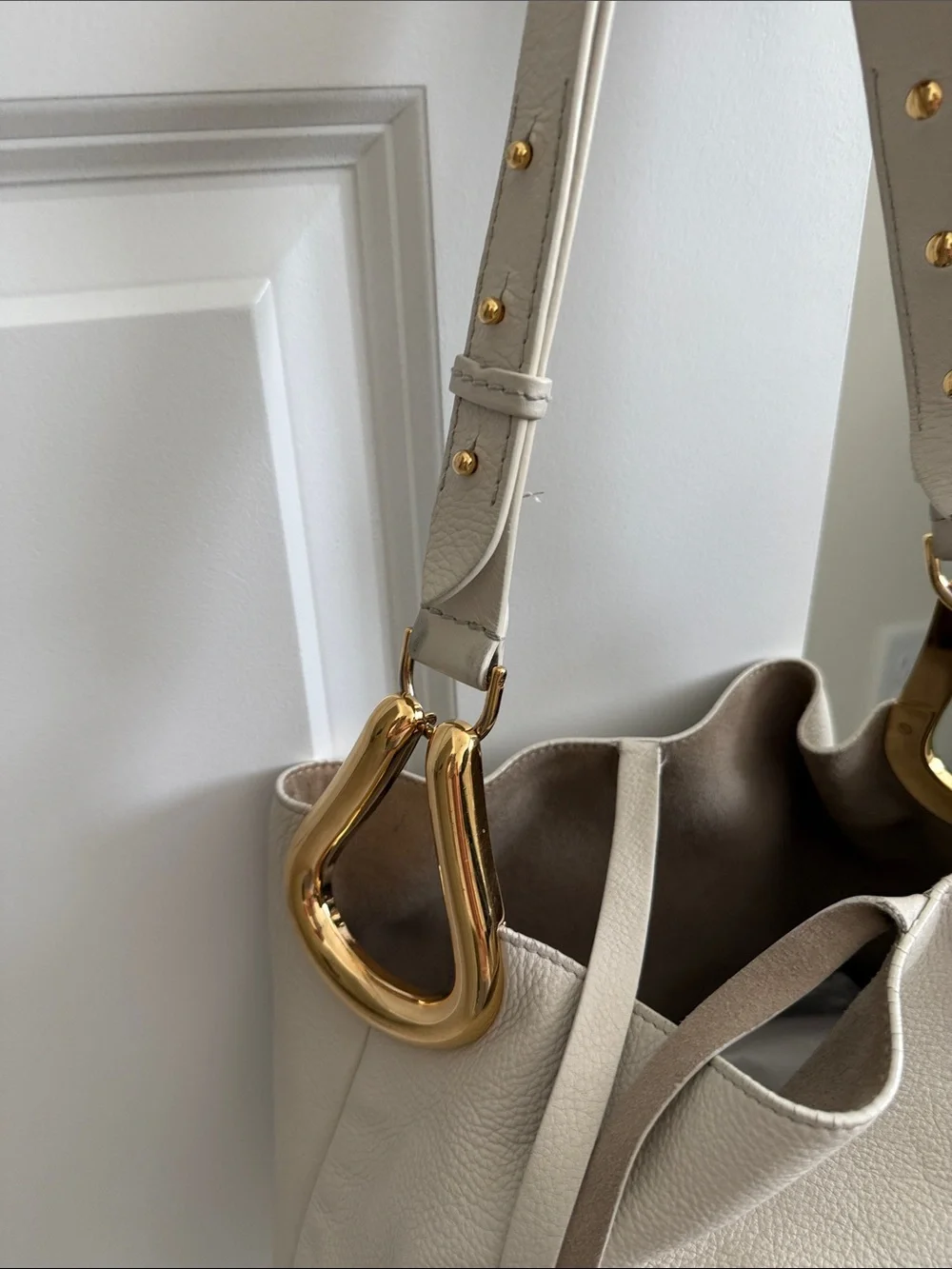 St. John Leather Hobo Bag